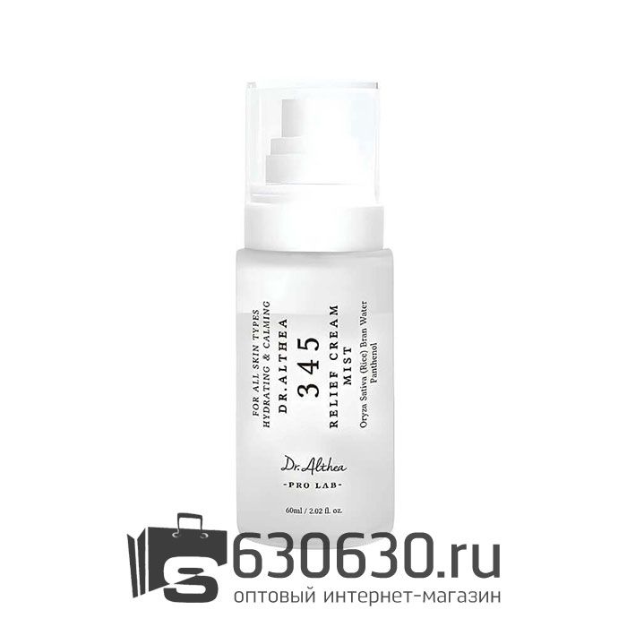Успокаивающий мист с гидролатом риса и пантенолом Dr. Althea "345 Relief Cream Mist" 60 ml