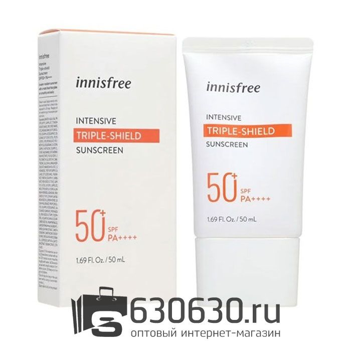 Солнцезащитный крем Innisfree "Intensive Triple-Shield SPF50+ PA++++" 50ml