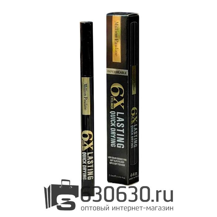 Подводка для глаз Million Pauline "6X Eyeliner Lasting Quick Drying"