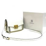 Сумка белая "GIVE*CHY" Эко-кожа (размеры в ассортименте)