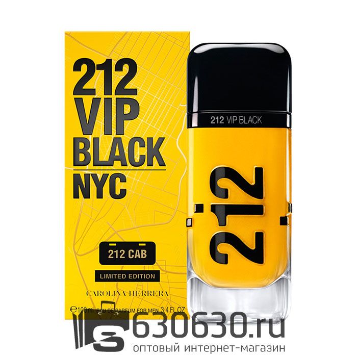 Евро Carolina Herrera "212 VIP Black Cab Limited Edition" EDP 100 ml