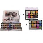 Тени для век DoDo Girl "Extra Shimmer Gel Glitter" 15 оттенков