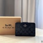 Кошелёк "C*ach" Натуральная кожа ЛЮКС (13/9см)