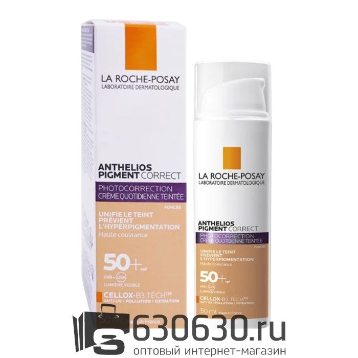 Тонирующий защитный крем La Roche Posay "Anthelios Pigment Correct SPF 50+" 50 ml