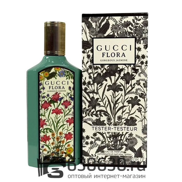 ТЕСТЕР Gucci Flora "Gorgeous Jasmine" EDP 100 ml (Евро)
