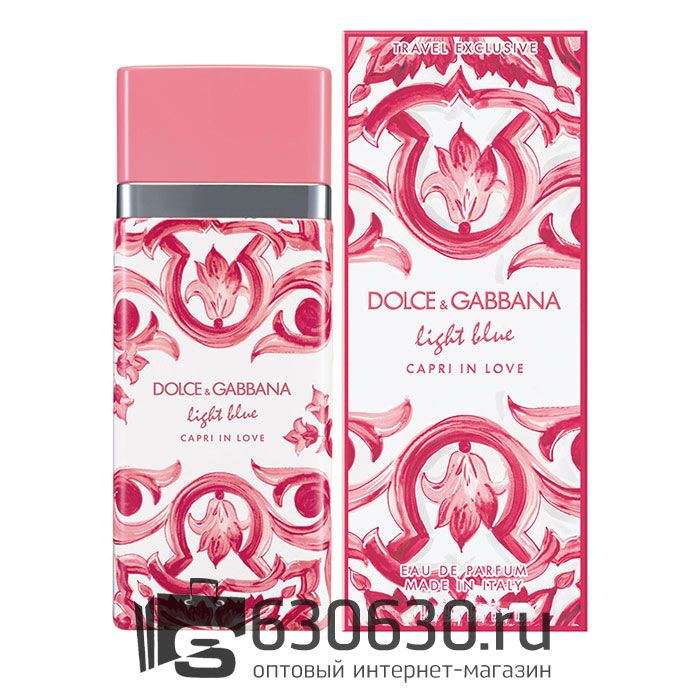 Евро Dolce & Gabbana "Light Blue Capri In Love Travel Retail Exclusive" EDP 100 ml