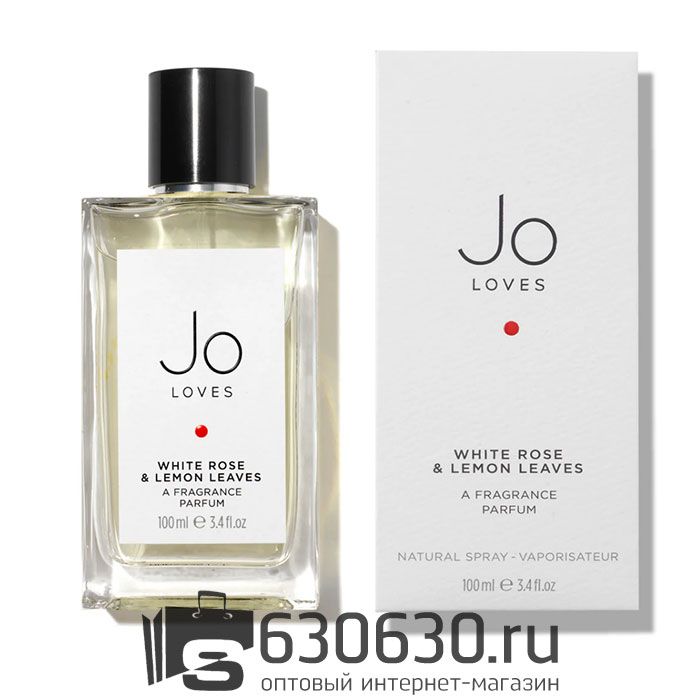 Евро Jo Loves "White Rose & Lemon Leaves" 100 ml