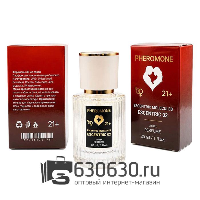 Мини-парфюм с феромонами Escentric Molecule "Escentric 02" 30 ml