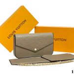 Сумка-клатч 3 в 1 "Lo*is Vui*ton" Натуральная Кожа+Канва ЛЮКС (21/12см)