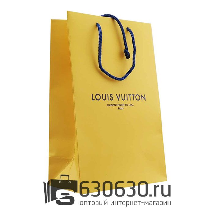 Подарочный Пакет "Louis Vuitton" 25 х 35 х 9 см (Желтый)