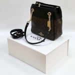 Сумка "Co*ch" Натуральная кожа ЛЮКС (25/23 см)