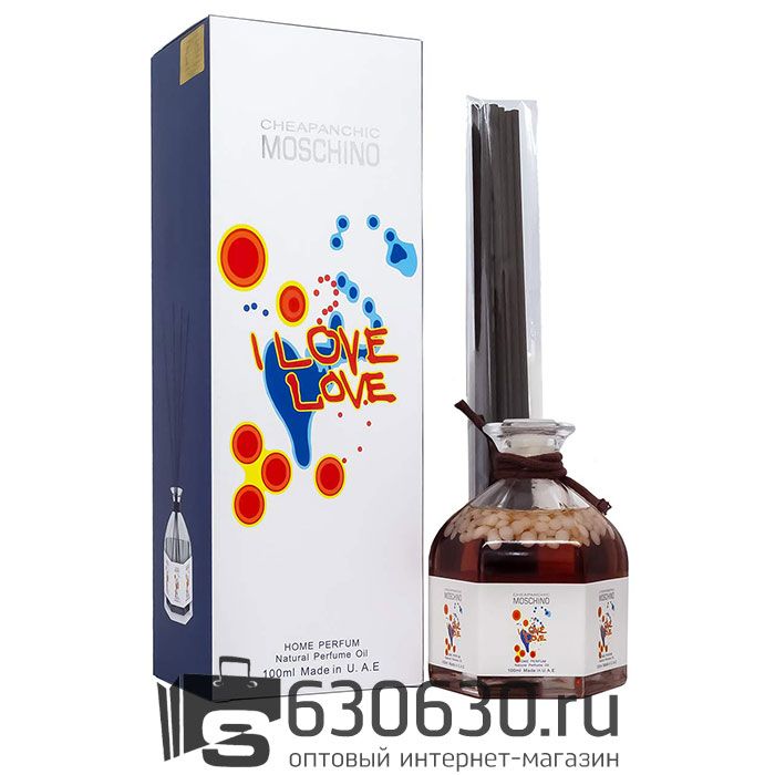 Аромадиффузор с палочками Moschino ''I Love Love'' 100 ml