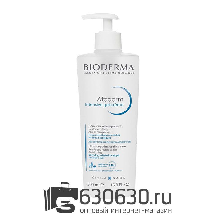 Освежающий гель-крем при атопии и экземе Bioderma "Atoderm Intensive Gel Cream" 200 ml