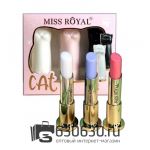 Набор бальзамов для губ Miss Royal "Cat" 3 в 1