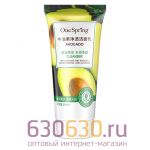 Очищающая пенка для лица с экстрактом Авокадо One Spring "Avocado Cleanser" 168ml