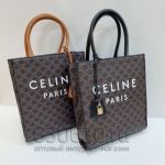 Сумка Шоппер Cel*ne Эко кожа + Канва