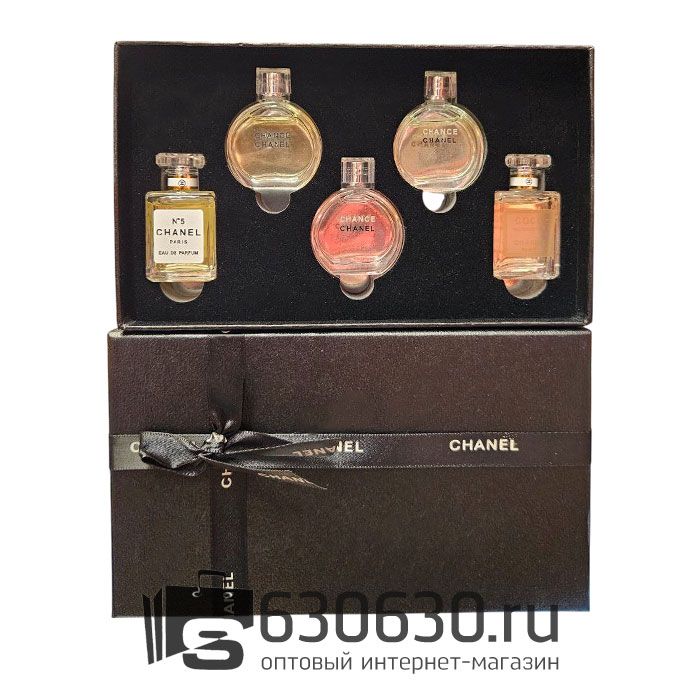 Парфюмерный подарочный набор "Chanel" 5 в 1