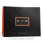 Подарочный Пакет "Цум" 43 х 34 см (Черный)