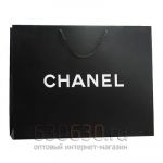Подарочный Пакет "Chanel" 32 х 42 см (Черный)