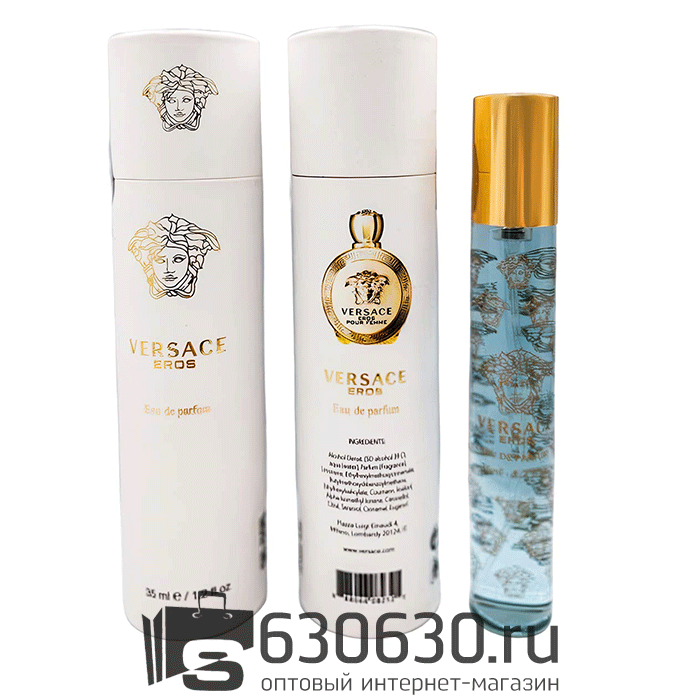 Мини-тестер Versace "Eros Pour Femme" 35 ml (в тубе)