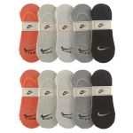 Носки - следки укороченные 10 пар "Nike" хлопок (размер 37-41)