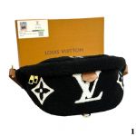 Сумка поясная "Lo*is Vui*ton" Мех+Эко кожа ЛЮКС (30/20см)