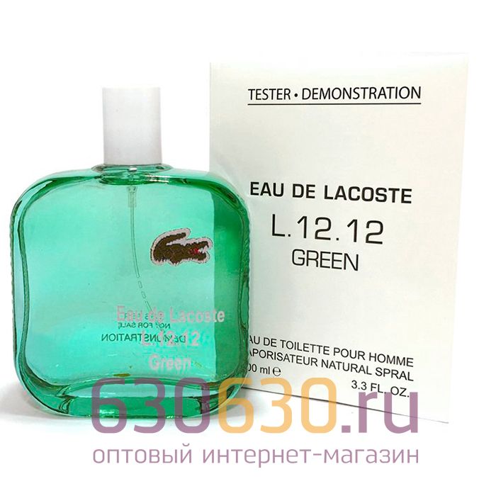 ТЕСТЕР Lacoste "Eau De Lacoste L.12.12 Green Pour Homme" 100 ml оптом