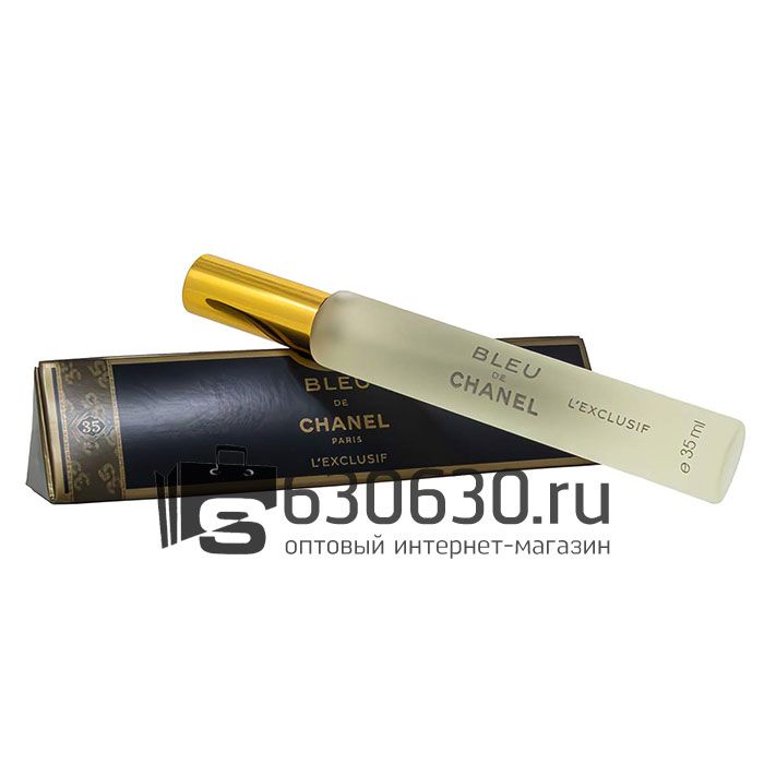 Мини парфюм Chanel "Bleu De Chanel L'Exclusif" EDP 35 ml (треугольник)