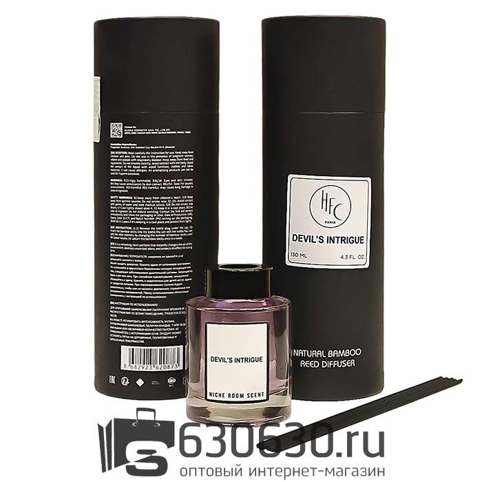 Аромадиффузор с палочками для дома Haute Fragrance Company "Devil's Intrigue" 130 ml NEW