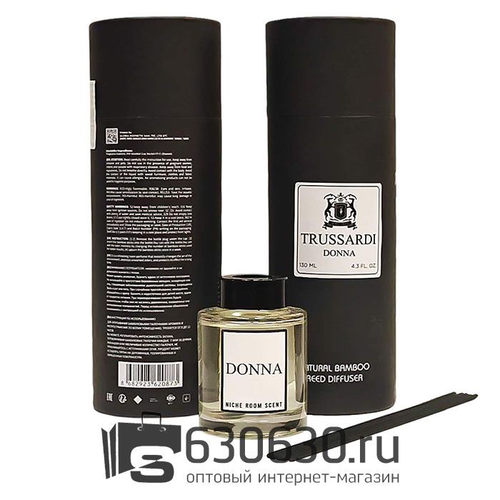Аромадиффузор с палочками для дома Trussardi "Donna" 130 ml NEW