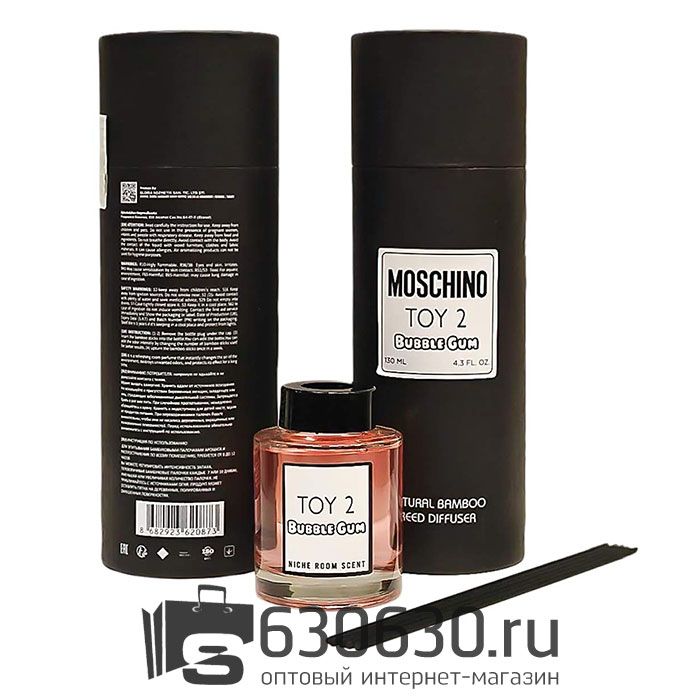 Аромадиффузор с палочками для дома Moschino "Toy 2 Bubble Gum" 130 ml NEW