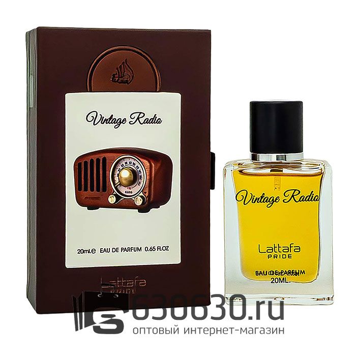 Lattafa "Vintage Radio" 20 ml (ОРИГИНАЛ)