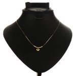 Цепочка с подвеской в форме сердца