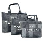 Сумка Серая "Ma*c Ja*obs" Ткань (размеры в ассортименте)