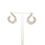 Серьги "Вечерние с камнями"