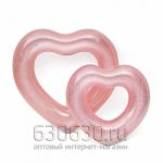 Надувное кольцо для плавания в форме сердца