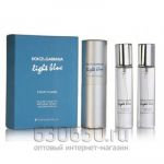 Dolce & Gabbana "Light Blue Pour Femme" 3 х 20 ml